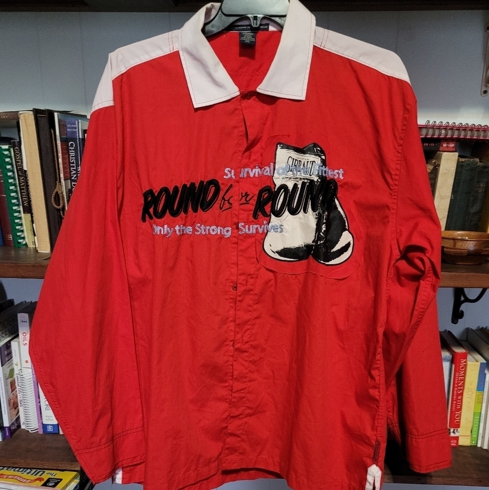 Marithe Francois Girbaud Vintage Rodeo shirt. Men's XXL